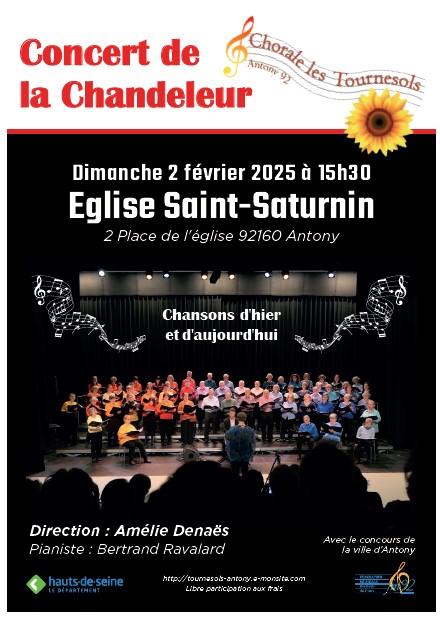 Affiche du concert 2 2 2025